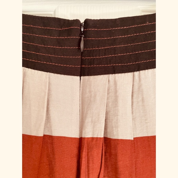 COREY LYNN CALTER for Anthropologie Pleated Striped Skirt - Picture 3 of 4
